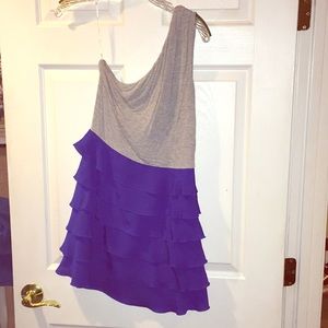 Grey & Blue Dress